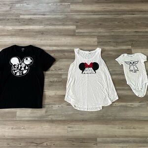 Star Wars Family Shirt Set - Black & White